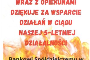 Podziękowania dla Banku Spółdzielczego w Miedźnej od Młodziezowej Drużyny Pożarniczej w GórzeOśrodka Kultury w Brzeszczach